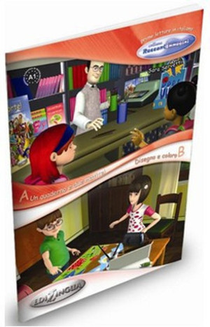 Un Quaderno e Due Matite - Disegno e Coloro (İtalyanca Okuma Kitabı 6-11 Yaş) Temel Seviye(A1) - Nüans - Image 1