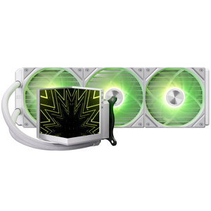 TRYX STAGE ARGB 360 AiO sıvı soğutmalı, çift IPS ekranlı - 360 mm, beyaz - Image 1