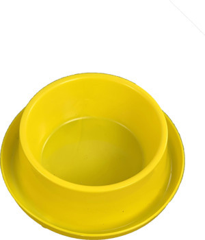 Miapet Plastik Kedi-Köpek Mama ve Su Kabı 400 ML Sarı - Image 1