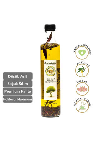 Zeytinyağı Baharatlı Erken Hasat Soğuk Sıkım Natural Sızma 0,5 lt - Image 1