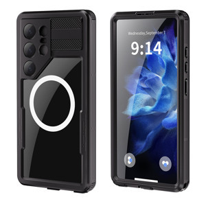 Maks Technology Galaxy S25 Ultra Kılıf 1-1 Su Geçirmez Kılıf - Siyah - Image 1