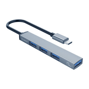 Orico Type-C to USB 3.0 4 Portlu Çoklayıcı HUB Alüminyum - Image 1