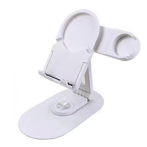 Maks Technology MKST SX08 Magsafe Şarj Bölmeli Telefon - Akıllı Saat Standı - Beyaz - Image 1