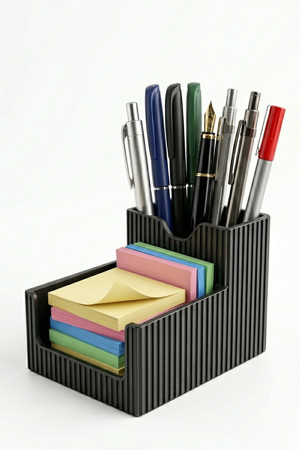 Çok Amaçlı Masaüstü Kalemlik Organizer | Kalemlik + Notluk Düzenleyici - Image 1