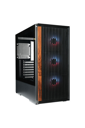 Enermax K3 AIR FAN EB750-C Mid Tower ATX 3x120mm Fans ARGB Tempered Glass Mesh Front 750W PSU 80+ Bronze