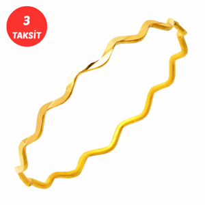 Esagolds Kuyumculuk 10 Gr Zikzaklı Ajda Altın Bilezik 22 Ayar - 22 / Altın - Image 1