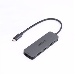 Omars 5 Port Type-C 4K HDMI Video Transferi 5Gbps USB 3.1 SD/TF Kart Uyumlu Hub Çoklayıcı Adaptör - Image 1