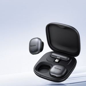 Mcdodo MP-5451 2.4GHz Type-C Alıcılı Kablosuz Yaka Mikrofonu Siyah - Image 1