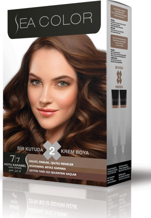 Sea Color Saç Boyası 7/7 Koyu Karamel - Image 1