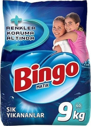 Bingo Matik Toz Deterjan Sık Yıkanan 9 Kg - Image 1