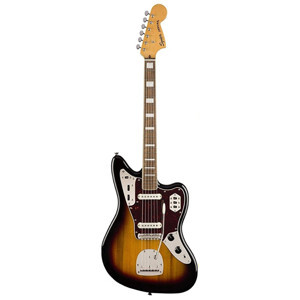 Squier 0374090500 Classic Vibe 70s Jaguar Elektro Gitar (Orta Seviye) | Laurel Klavye, 3-Color Sunburst, Vintage Karakte - Image 1