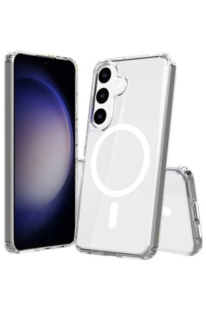 Samsung Galaxy S24 Fe Kılıf Magsafe Wireless Kablosuz Şarj Destekli Sağlam Slikon Darbe Emici Kılıf - Image 1