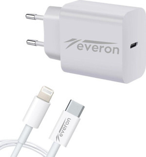 Everon 25W Hızlı Şarj Cihazı TypeC İphone Kablolu EVR002 - Image 1