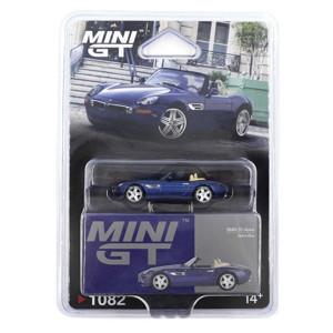 Mini GT 1/64 BMW Z8 Alpina Alpine Blue Diecast Model Araba Blister MGT01082-BL - Image 1