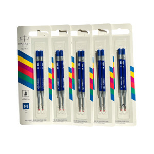 PARKER Jel Kalem Refill Plastik gövde 2'li Blister 5 Adet M uç Mavi - Image 1