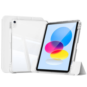 Maks Technology iPad 11.Nesil 2025 Kılıf Magnetik Ayrılabilen Airbagli MKST Sliding Tablet Kılıfı - Gri - Image 1