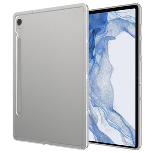 Maks Technology Galaxy Tab S9 FE Kılıf Uyumlu MKST Tablet Süper Silikon Kapak-Renksiz - Image 1
