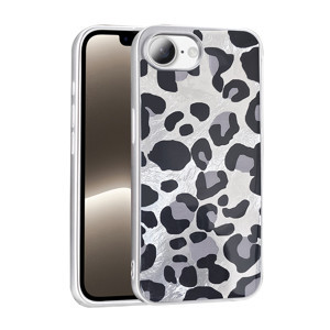 Maks Technology iPhone 17E Kılıf Desenli MKST Mep Kapak - Gri Leopar - Image 1