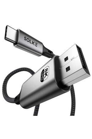 USB-C to DisplayPort 1.4 Kablo 2 Metre - 8K 60Hz / 4K 144Hz Destekli Type C to DP - Image 1