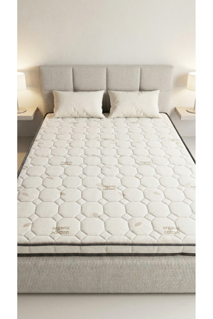 Visco Şilte 160x200 Yer Yatağı Cotton 9 +-1cm Cm Ped Yatak Şiltesi Pedi Topper Mattress - Image 1