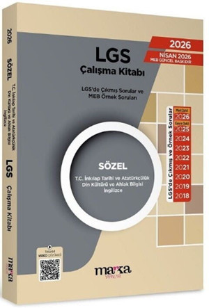 2026 LGS Sözel T.C. İnkılap Tarihi ve Atatürkçülük-Din Kültürü ve Ahlak Bilgisi-İngilizce Çıkmış Sorular Marka - Marka Yayınları - Image 1