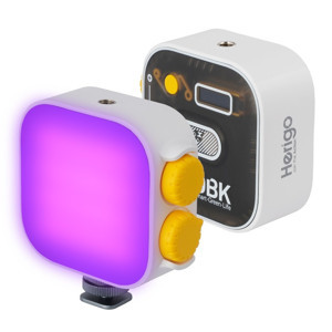 Herigo HR-PH002 RGB Mini LED Video Işığı Type-C Şarjlı Ekranlı 2000mAh - Image 1