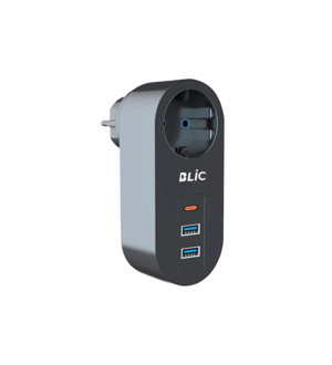 FTR-07 2xUSB 1xTypeC Termal Akım Korumalı Isıya Dayanıklı Tekli Priz - Image 1