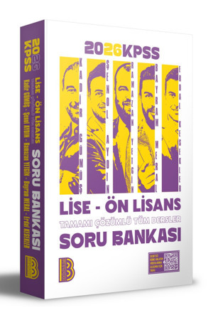 Benim Hocam 2026 Kpss Lise Ön Lisans Tüm Dersler Tamamı Çözümlü Soru Bankası - Benim Hocam Yayınları - Image 1