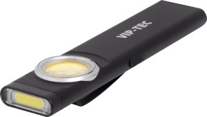 VIP-TEC VT891210 Slim Şarjlı Cep Feneri 500 Lümen Manyetik COB LED Type-C - Image 1