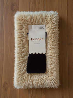 DÜZ RENK DİKİŞSİZ KOTON UNISEX ÇOCUK KÜLOTLU ÇORAP - RYZEÇ020 - Lacivert - 0 - 12 Ay LACİVERT - Image 1