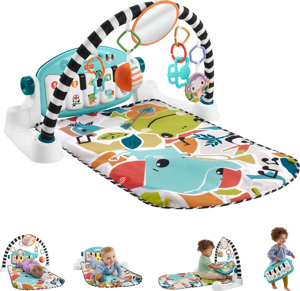 Fisher-Price Sesli ve Işıklı Neşeli Hayvanlar Piyanolu Oyun Halısı HWY49 - Image 1