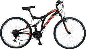 Colorado Fll.2601 Full 26" Jant 21 Vites Çift Amortisörlü Bisiklet - Siyah - Image 1