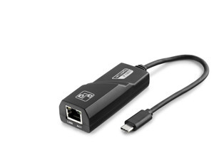 Type-C USB Ethernet Adaptör 10/100 Mbps (HDX5275 Siyah) - Image 1