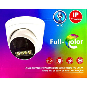 Ztech Zr-2025 Ip 5Mp Poe 2.8Mm Sesli̇ Dome 4 Array Warm Led Colorvu Plasti̇C Kamera - Image 1