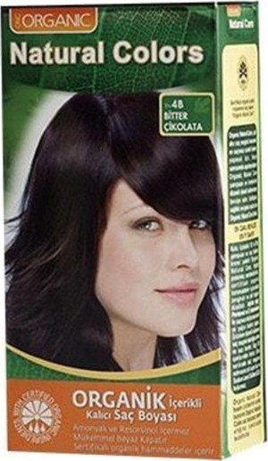Natural Colors Organic Bitkisel Kalıcı Saç Boyası 4b Bitter Çikolata-8682467000650 - Image 1