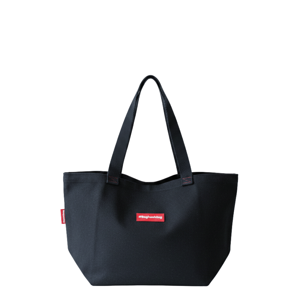 Baghashtag Siyah Gabardin Tote Çanta  - Image 1