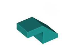 Yedek ParçalarSlope 45 2 x 1 with Cutout without Stud 28192 Koyu Turkuaz - Image 1
