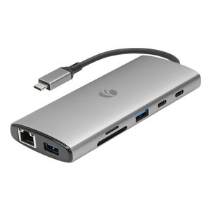 Vcom Cue68 Type-C To 2- Hdmi (4K@60Hz)+G Lan+2-Usb 3.0+2-Type-C(10Gb)+Sd Tf+Pd3.0 100W Çoklayıcı - Image 1