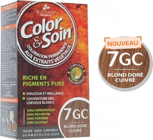Color Soin Saç Boyası 7GC - Blond Dore Cuıvre - Image 1