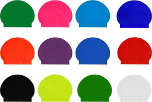 Delta 120 Adet Lateks Bone Deluxe Latex Yüzücü Deniz Havuz Bonesi (12 Farklı Renk Karışık Asorti) - Image 1