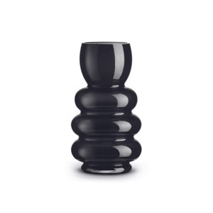 Pozzi Milano Home Heritage Cam Vazo 12,5 x 24 cm - Siyah - Image 1