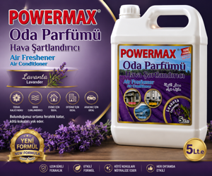 POWERMAX LAVANTA FERAHLIĞI ORTAM ŞARTLANDIRICI 5 LT ODA KOKUSU FERAH KOKU BÜYÜK BOY - Image 1