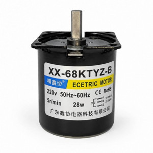 68KTYZ 5RPM 220V AC Senkron Redüktörlü Motor Düşük Devir Yüksek Tork Motor Otomasyon Motoru - Image 1