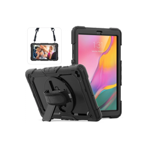 Samsung Galaxy T510 Tab A 10.1 Kılıf Pars Tablet Kapak - Siyah - Image 1