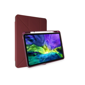 Apple İpad Air 4 10.9 Kılıf Kalemlikli Mars Tablet Kılıfı - Mürdüm - Image 1