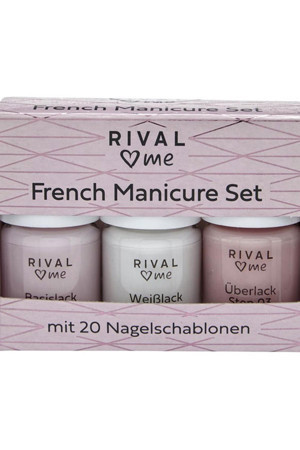 Marka: French Oje Manikür Seti + 20 Şablon 12 Ml Kategori: Manikür Pedikür Seti - Image 1
