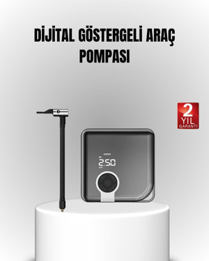 SOFRİVA 6000mAh Bataryalı Type-C Şarjlı Mini Hava Kompresörü LED Işıklı - RFIOVS9094-4810 - Image 1