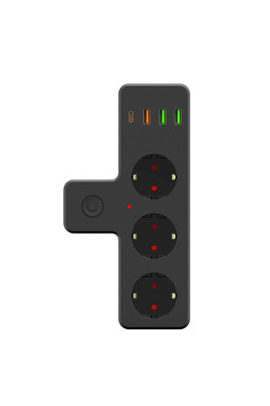Smayling Yeni Nesil 3'Lü Duvar Priz Termal Akım Korumalı Priz 3 X Usb, 1 X Type-C - Image 1