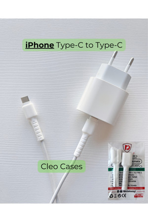 2 Adet iOS Type-C to Type-C Şarj Kablo Ucu Koruyucu - iPhone 15/16/17 - Image 1
