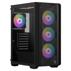 MSI MAG FORGE 140A B65 AUTO ATX RGB Black Tempered Glass 650W PSU 80+ Bronze